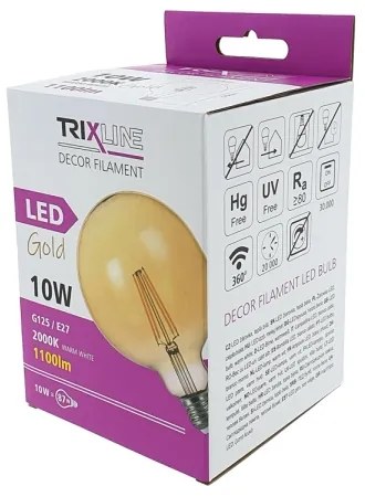 Lampadina LED FILAMENT E27/10W/230V 2000K