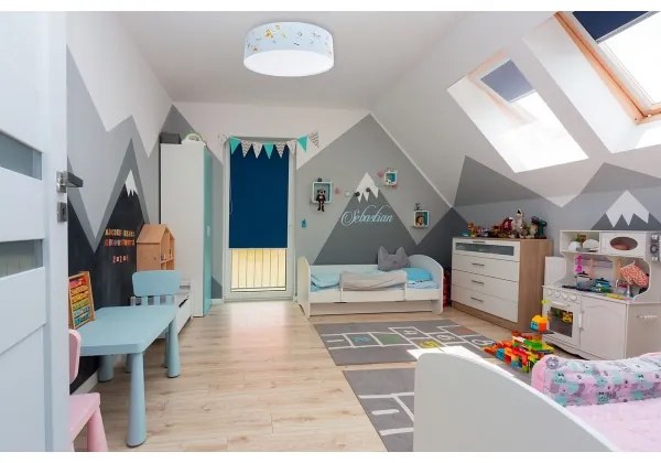 Plafoniera per bambini SWEET DREAMS 2xE27/60W/230V diametro 40 cm