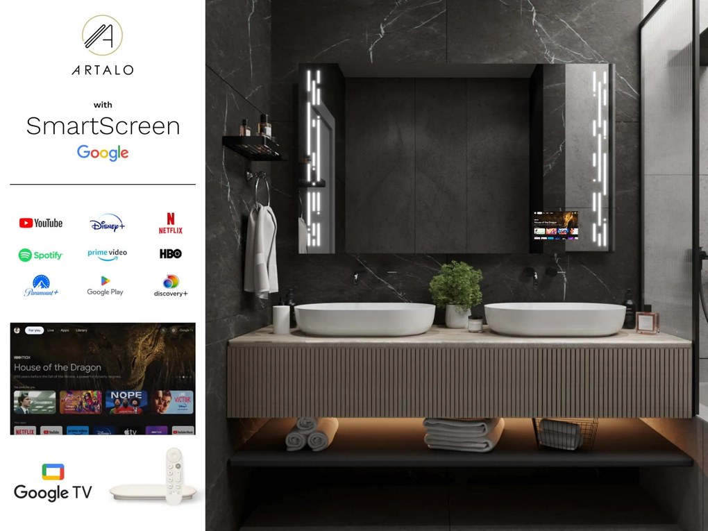 Specchio con LED illuminazione M19 premium
