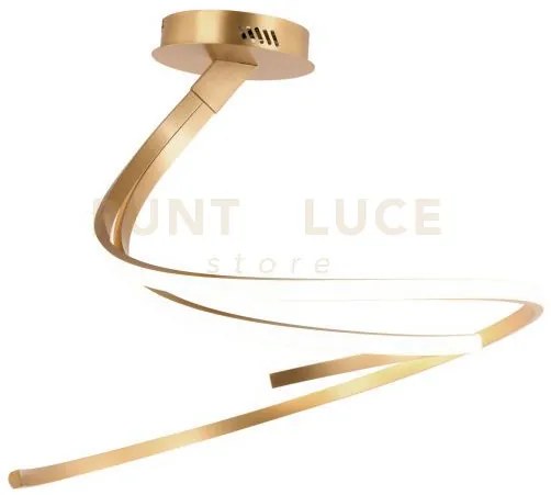 Lampadario a soffitto led kinetic oro 40w 5440lm cct 3000k 4000k 65...