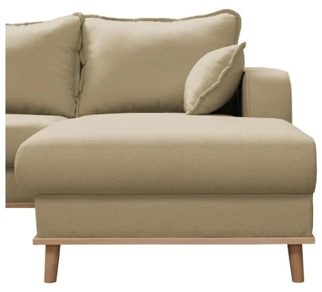Divano angolare beige (angolo destro) Beata - Ropez