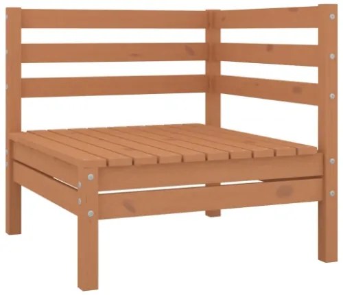 Set Divani da Giardino 8 pz in Legno Massello di Pino Miele