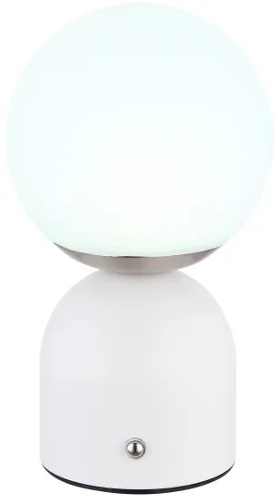 Globo 21006W - Lampada da tavolo LED dimmerabile JULSY LED/2,5W/3,7V bianca