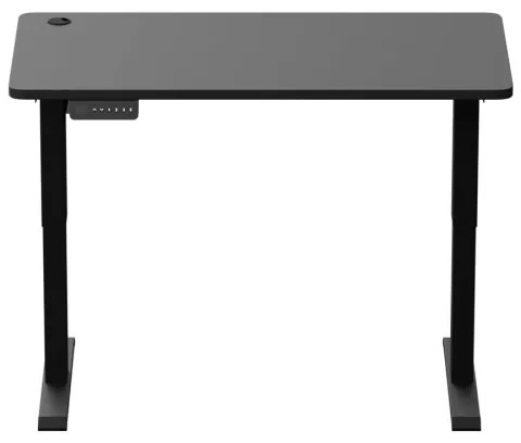 Altezza regolabile scrivania LEVANO 120x60 cm nero