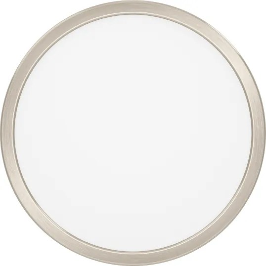 Eglo 901382 - LED RGBW dimmerabile plafoniera con vetro fumé FUEVA-Z LED/14,3W/230V 27,8cm IP44 cromo