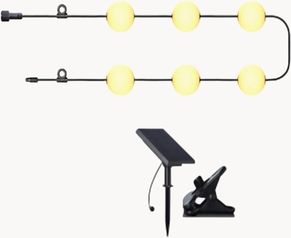 Ghirlanda solare a LED con luce regolabile Bolly Light