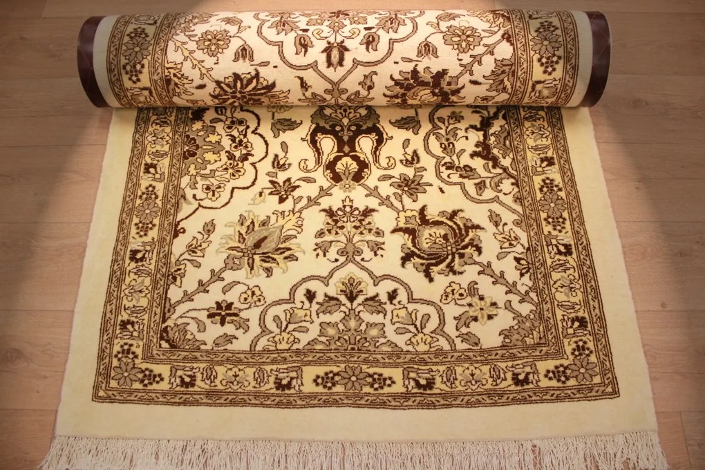 Varamin Tappeto persiano 110 x 370 (Iran) Annodato A Mano