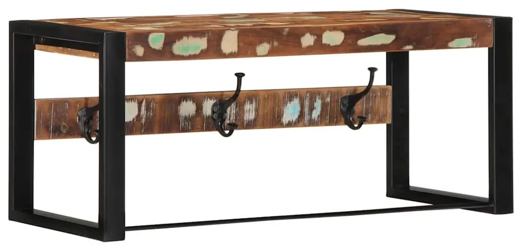 Appendiabiti Multicolore 80x35x35 Cm İn Legno Massello Recupero /