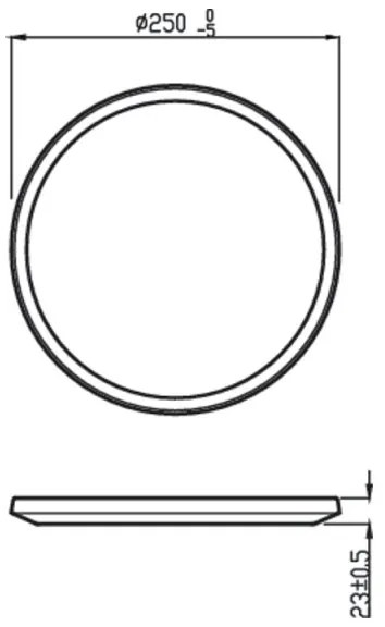 Philips - Lampada LED dimmerabile da esterno SUPERSLIM LED/15W/230V IP54 nero