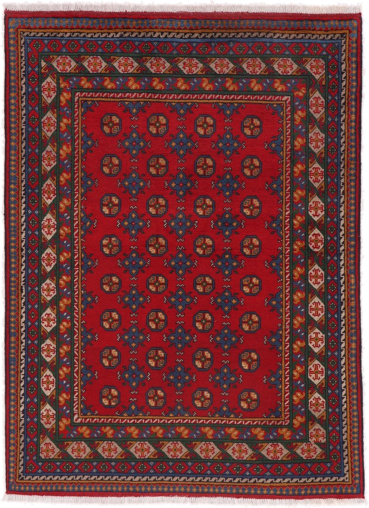Afghan Tappeto 200x150 (Afghanistan) Annodato A Mano