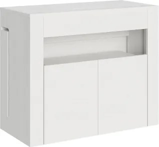 Consolle allungabile 90x42/302 cm ELIA con panca inferiore Bianco Frassino