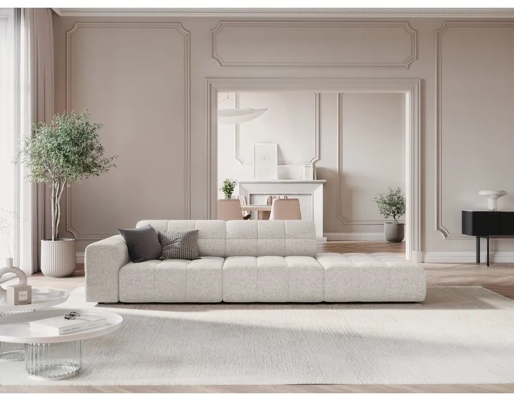 Chaise-lounge in grigio chiaro (con penisola a sinistra) Chicago – Cosmopolitan Design
