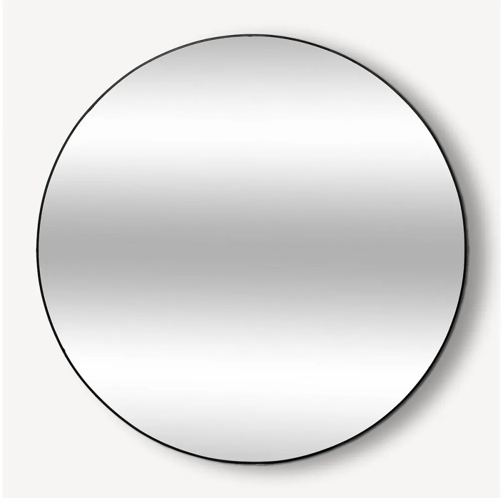 Atmosphera - Specchio da parete ALICE diametro 110 cm nero