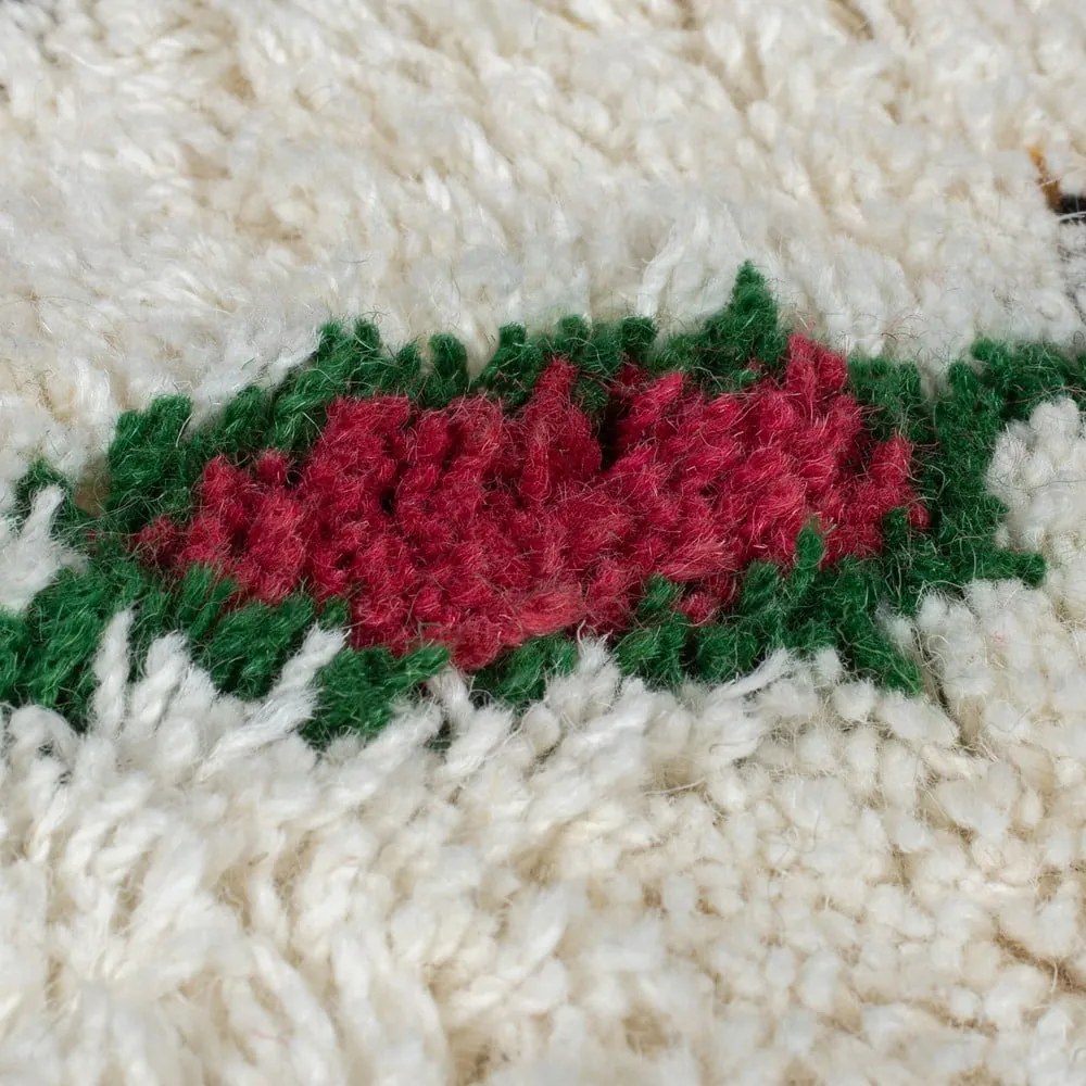 Tappeto in lana tessuta a mano color crema 120x170 cm Moroccan Fes - Flair Rugs