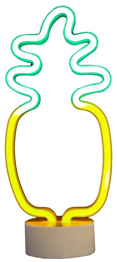 Lampada da tavolo per bambini bianca Pineapple – Hilight