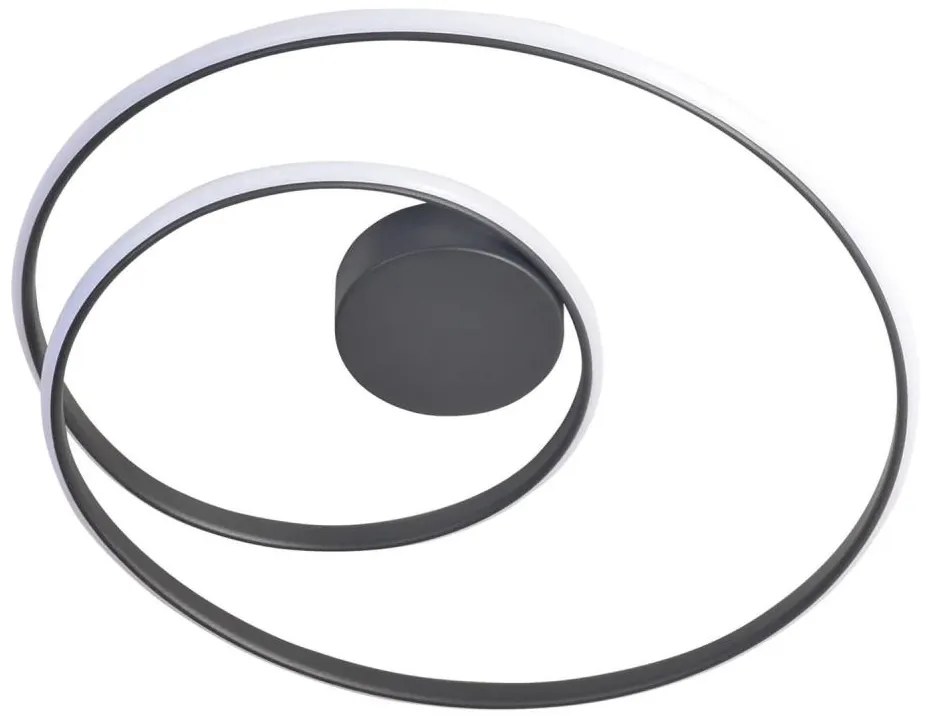 Plafoniera LED ZEFIRA LED/40W/230V 4000K diametro 50 cm antracite