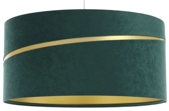 Lampadario a sospensione con filo SWING 1xE27/60W/230V verde/oro
