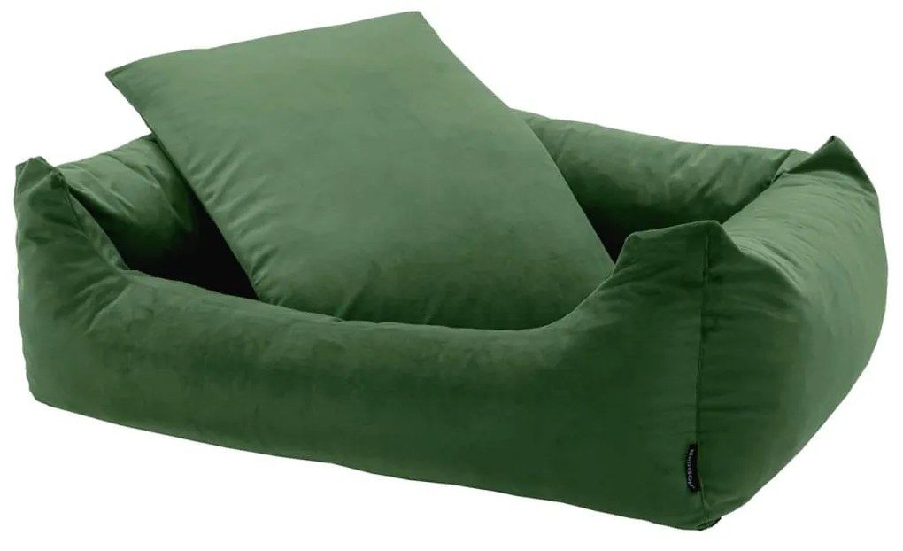 Madison letto per cani velvet 100x80x25 cm verde