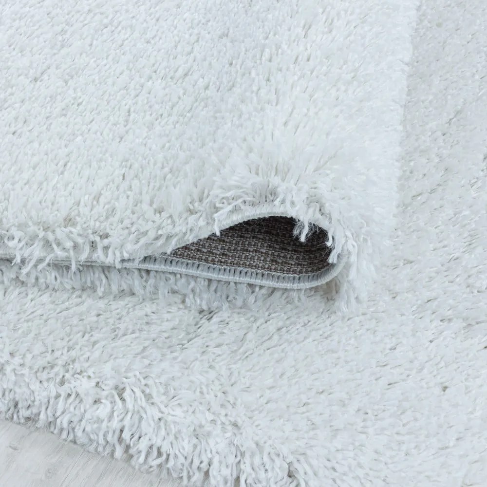 Tappeto rotondo bianco ø 80 cm Fluffy - Ayyildiz Carpets