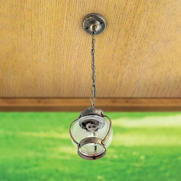 Orion - Lampada da esterno a sospensione TAVERNA 1xE27/60W/230V IP23 bronzo/patina