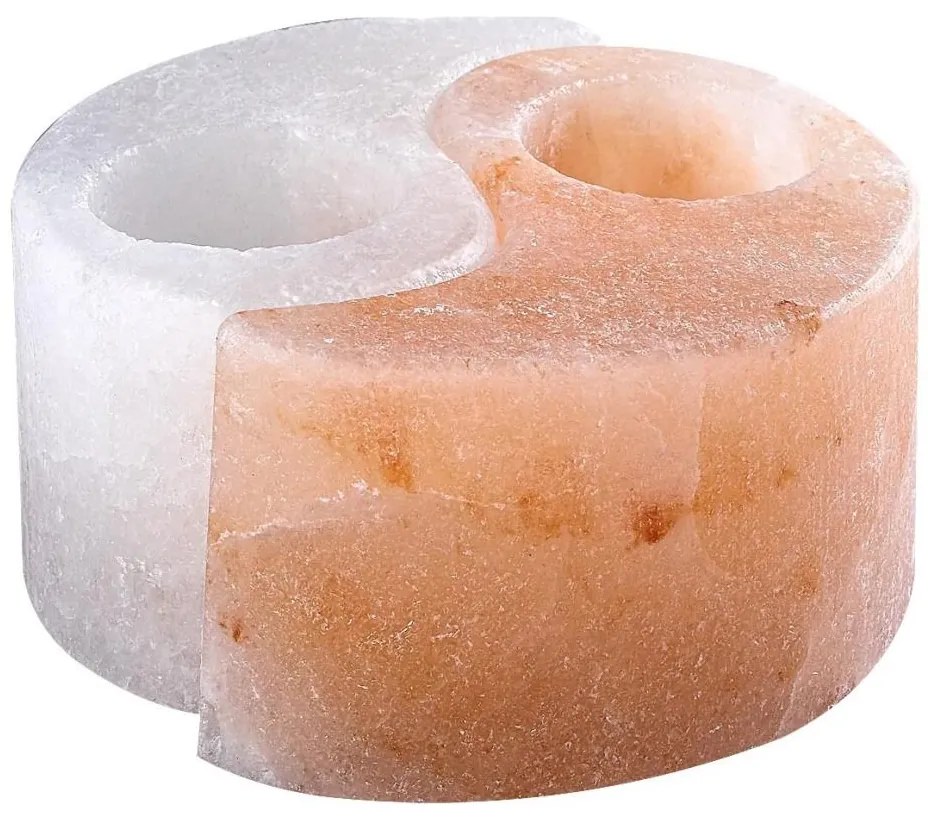 Rabalux 76035 - Lampada di sale - portacandela SOLUNA arancione/bianco