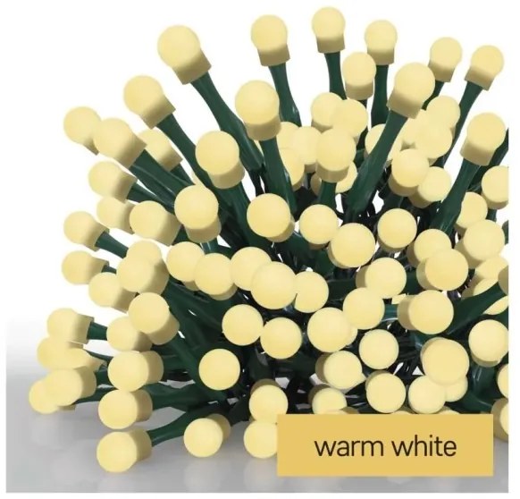 Catena LED 480xLED/8 funzioni 53m IP44 bianco caldo