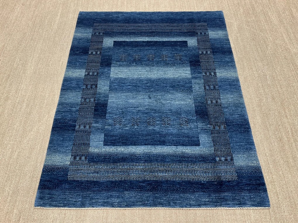 Loribaft Tappeto 160x200 Blu (Iran) Annodato A Mano