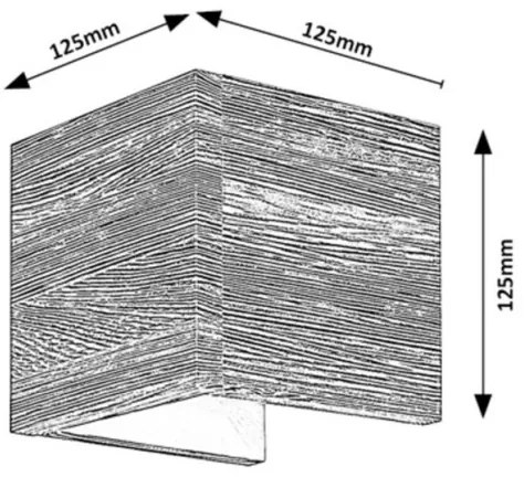 Rabalux 3090 - Applique a LED CINNAMON LED/7W/230V