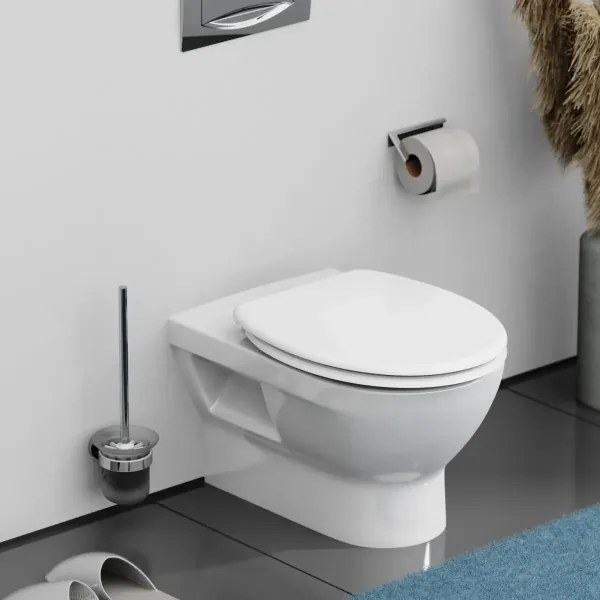Schütte 82100-A - Sedile WC bianco a chiusura rallentata in Duroplast