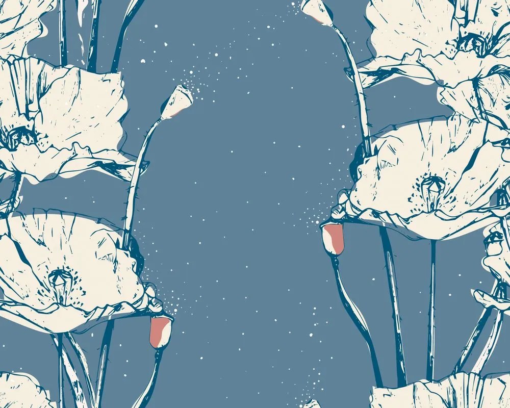 Carta da parati – Magici papaveri di campo