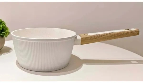 Pentola BIANCO 18 cm crema/marrone