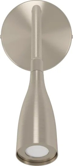 Eglo 901783 - Lampada da parete flessibile con USB OLIVANDINO LED/3,8W/230V cromo