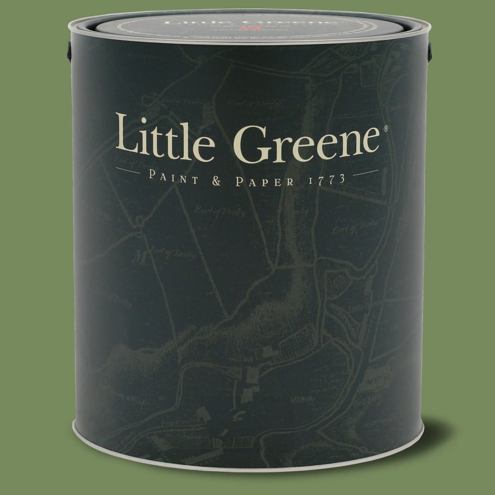Little Greene Intelligent Satinwood Archive Colours - Light Brunswick Green 128 - 1l