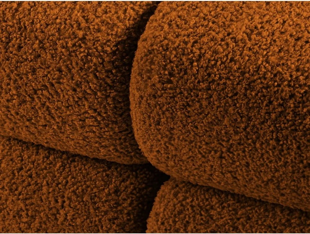 Modulo divano bouclé arancione (angolo destro) Bellis - Micadoni Home