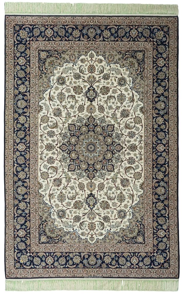 Isfahan Tappeto persiano 310 x 210 Beige (Iran) Annodato A Mano
