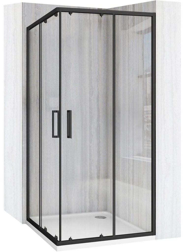 Cabina doccia Rea City 80x80 Black