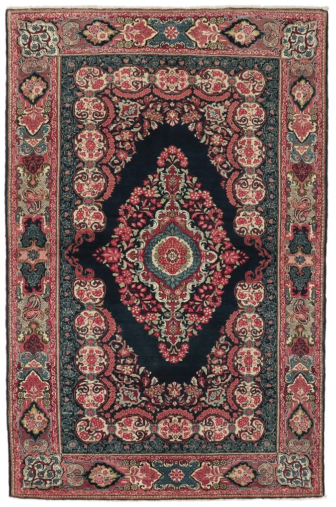 Sarouk Tappeto 140 x 200 (Iran) Annodato A Mano