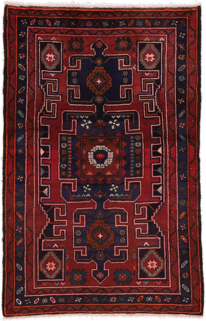 Hamedan Tappeto persiano 130 x 210 (Iran) Annodato A Mano