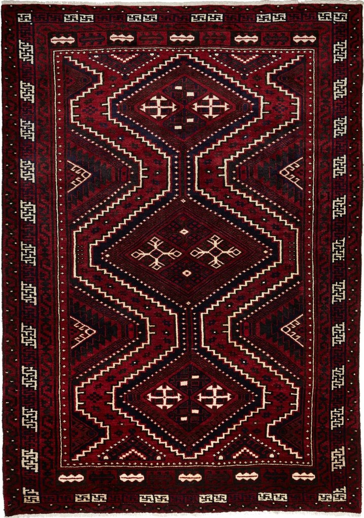 Lori Tappeto persiano 320 x 230 Rosso (Iran) Annodato A Mano