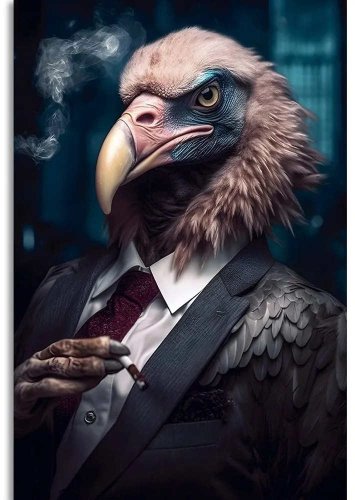Quadro su tela – Gangster animale avvoltoio