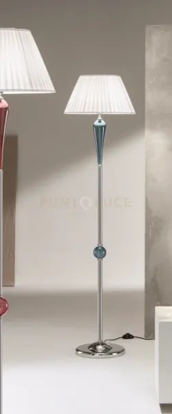 Piantana paganini ottanio/cromo 1 luce attacco e27 h.153+26cm