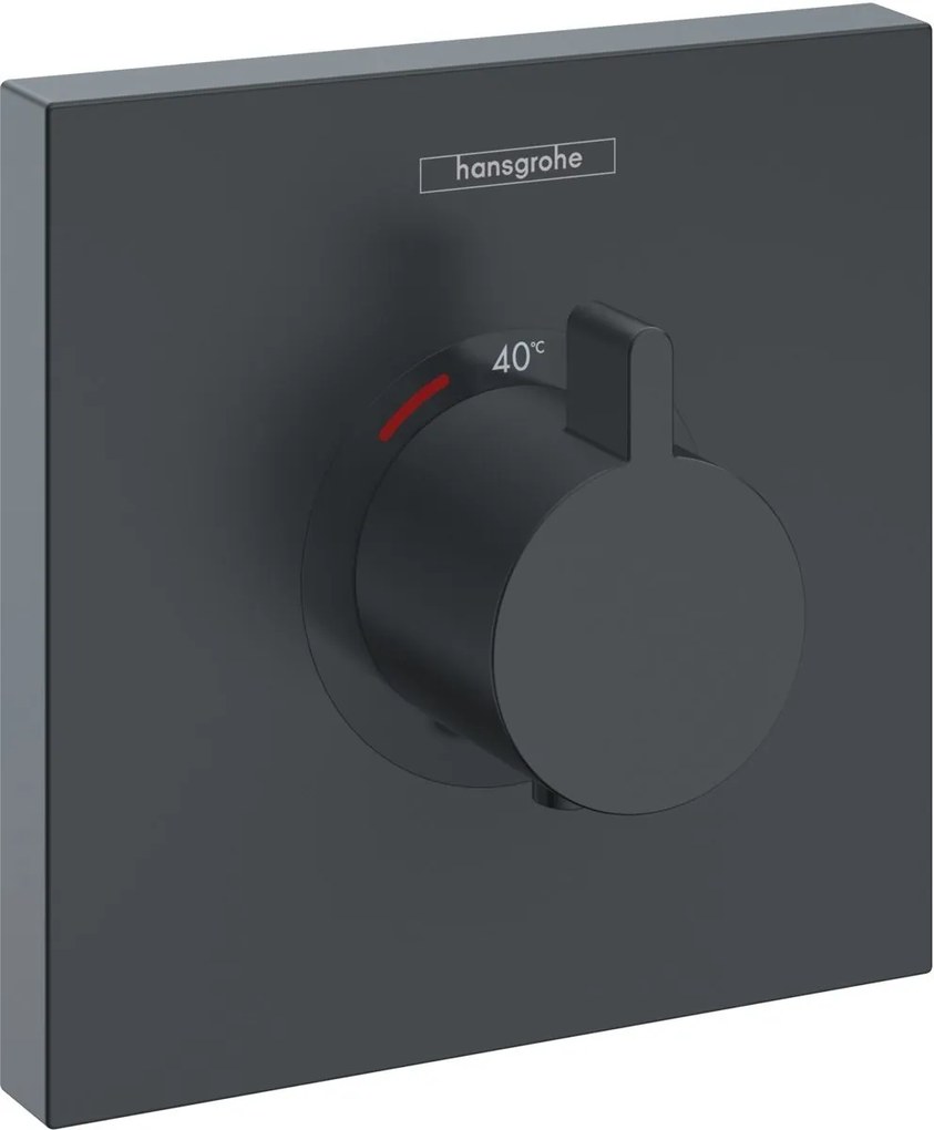 Hansgrohe High Flow rubinetto per doccia da incasso con termostato nero 15760670