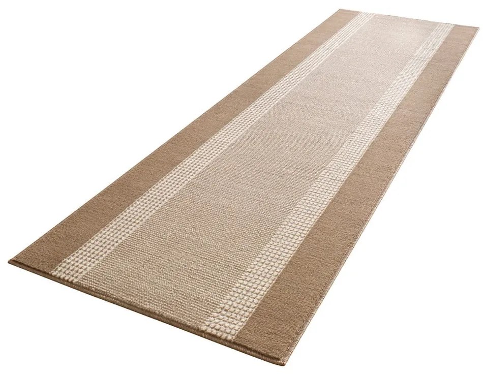 Runner beige-marrone , 80 x 200 cm Basic - Hanse Home