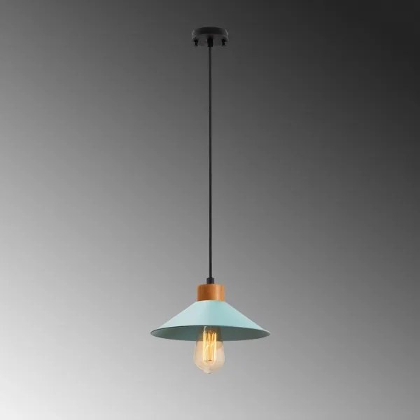 Lampada a sospensione con cavo MANAVGAT 1xE27/40W/230V blu/marrone