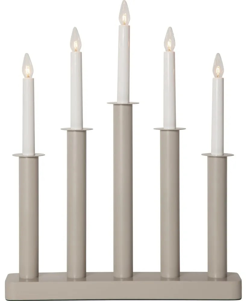 Decorazione luminosa natalizia beige Plate - Star Trading