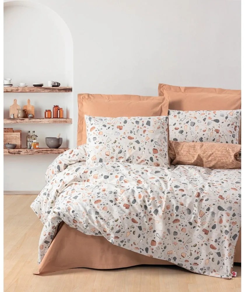 Set copripiumino e federa in cotone renforcé per letto matrimoniale ed esteso 240x220 cm Earth-Inspired Calm – Mila Home Luxury