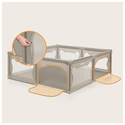 Lionelo - Recinto da gioco WILLOW XL beige