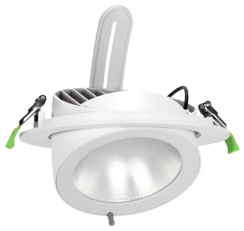 Faro LED da Incasso 42W Orientabile, Foro Ø210mm con driver Philips Colore Bianco Variabile CCT
