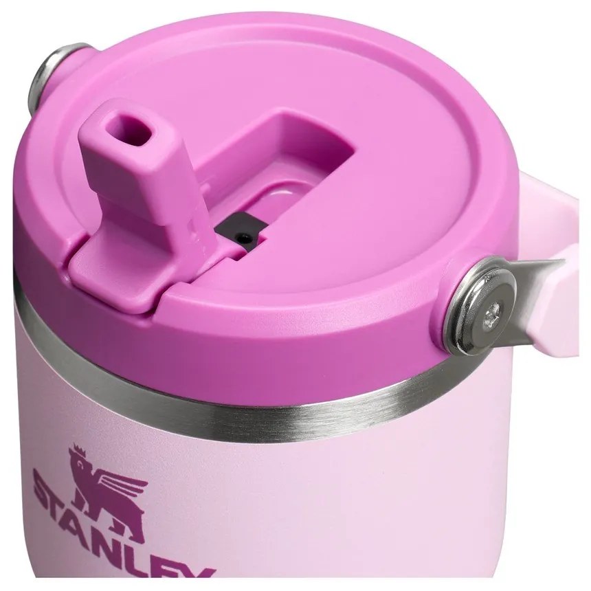 Borraccia termica rosa in acciaio inox 600 ml IceFlow™ Flip Straw 2.0 Cherry Blossom – Stanley