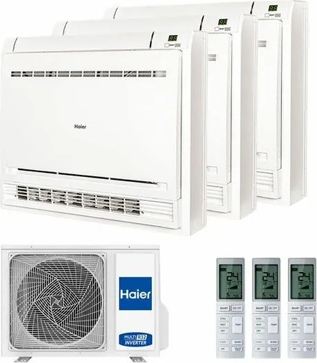 Climatizzatore Haier Trial Console 12000+12000+12000 con 3U70S2SR5FA R-32 a++/a+ 12+12+12